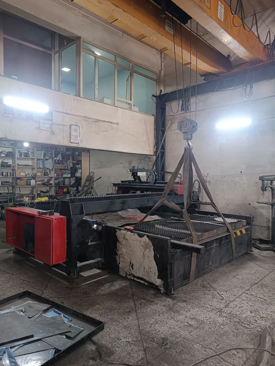 Lazer makinesinin revizyon sonrasındaki çalışır durumu